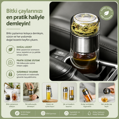 Demliko 3'ü 1 arada Akıllı Çay Demliği